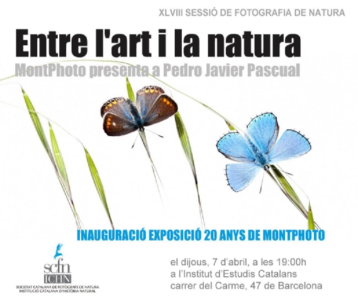 Exposicin '20 aos de MontPhoto' y conferencia 'Entre el Arte y la Naturaleza' con Pedro Javier Pascual en el IEC